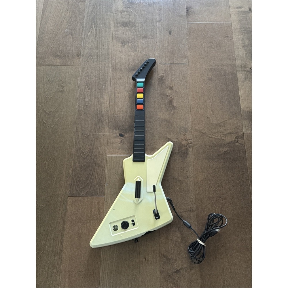 Red Octane X-Plorer Guitar Hero Xbox 360 Wired Controller tested Used